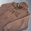 Vintage O’Neill Big Logo Zip-Up Hoodie [XL] - Brown