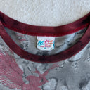 1990’s Santana All Over Print Band Tee [XL] - Grey x Red