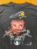 1997 Betty boop shadow Biker tee - Size Large - tultex