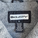 Vintage Rusty Surfboards Heavy Hooded Lined Windbreaker [XL] - Black