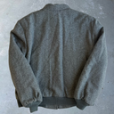 Vintage Fidelity Wool Bomber Jacket [L] - Grey made in USA UNION MADE