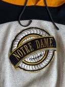 90s NORTE DAME Hoodie - Size XXL - Midwest embroidered