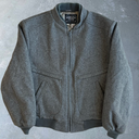 Vintage Fidelity Wool Bomber Jacket [L] - Grey made in USA UNION MADE
