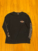 Long sleeve bald eagle Harley tee -SIZE M