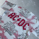 1990’s AC/DC All Over Print Band Tee [L] - Red x White