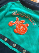 Vintage Miami Dolphins embroidered Crewneck -Size XL