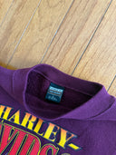 1995 HARLEY DAVIDSON CREWNECK - Size Large - Made in USA - BOXY