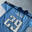 Y2K Titans Reebok Sports Jersey Brown #29 [L] - Blue x Navy