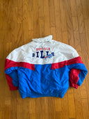 90s NFL BUFFALO BILLS PUFFER - HOODIE ATTACHED - size XL