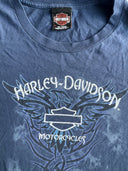 2006 Harley Davidson Motorcycles Flame Longsleeve [XL] - Navy