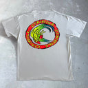 Vintage O’Neill Neon Wave Logo Tee [XL] - White
