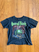 90s SACRED REICH - CRIMES AGAINST HUMANITY - SIZE LARGE - BOXY- SMOKED OUT