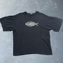1997 Manson Fish Logo Band Tee [XL] - Black
