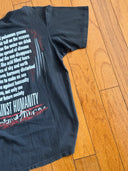 90s SACRED REICH - CRIMES AGAINST HUMANITY - SIZE LARGE - BOXY- SMOKED OUT