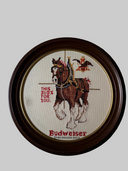 VINTAGE WESTERN BUDWEISER DECOR 1989