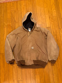 80s Vintage Carhartt Jacket light brown color - Size XL