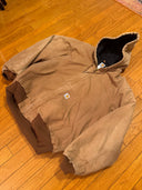 80s Vintage Carhartt Jacket light brown color - Size XL